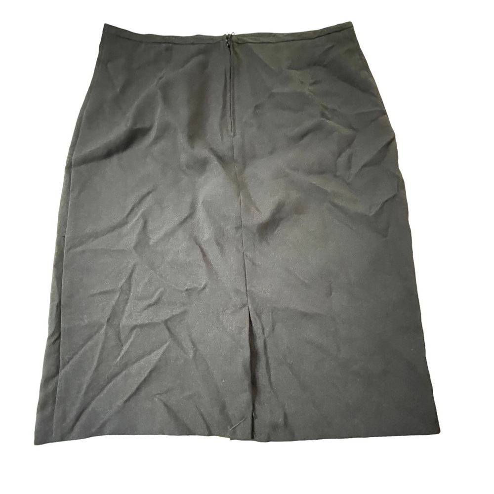 Black polyester skirt size 8